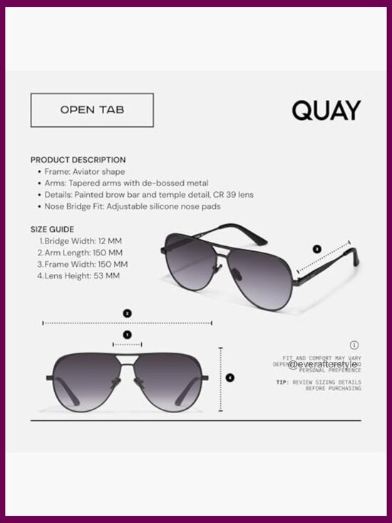 Metal Frame Aviator Sunglasses with UV Protection Lens main image 5